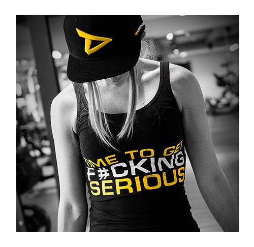 DEDICATED WOMEN TANK TOP "TIME TO GET SERIOUS"