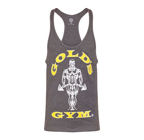 GOLD'S GYM STRINGER JOE PREMIUM GREY MARL