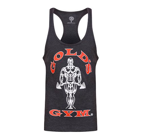 GOLD'S GYM STRINGER JOE PREMIUM CHARCOAL MARL