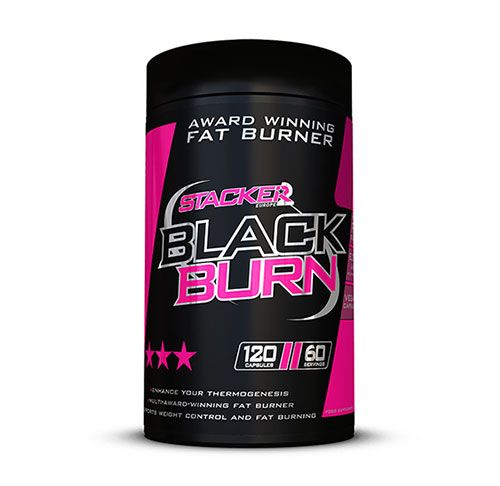 STACKER2 BLACK BURN - 120 CAPS