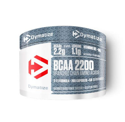 DYMATIZE BCAA 2200 - 200 CAPS / 400 CAPS