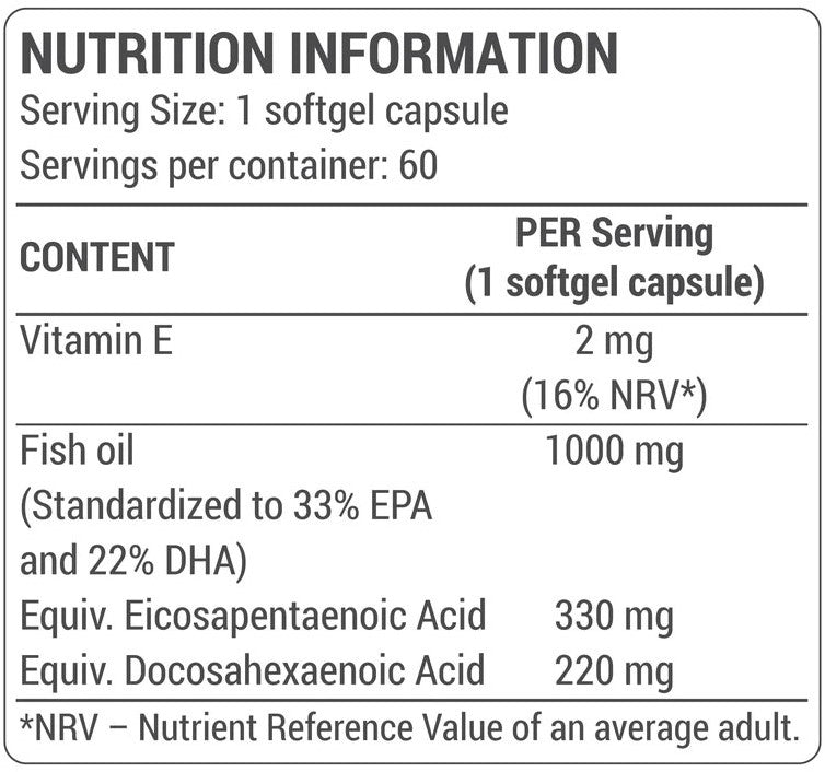 DY - OMEGA 3 FISH OIL